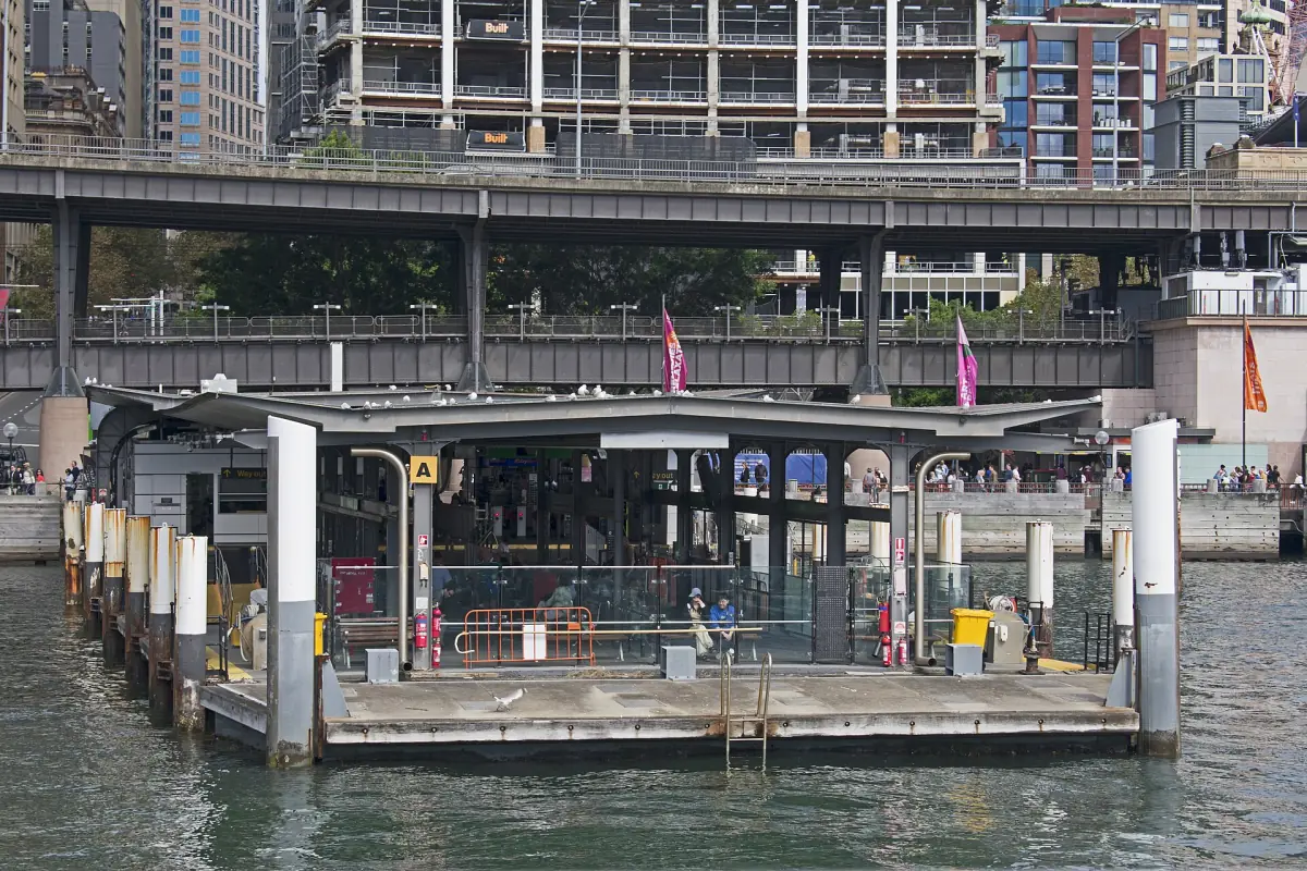 A ferry wharf at Circular Quay