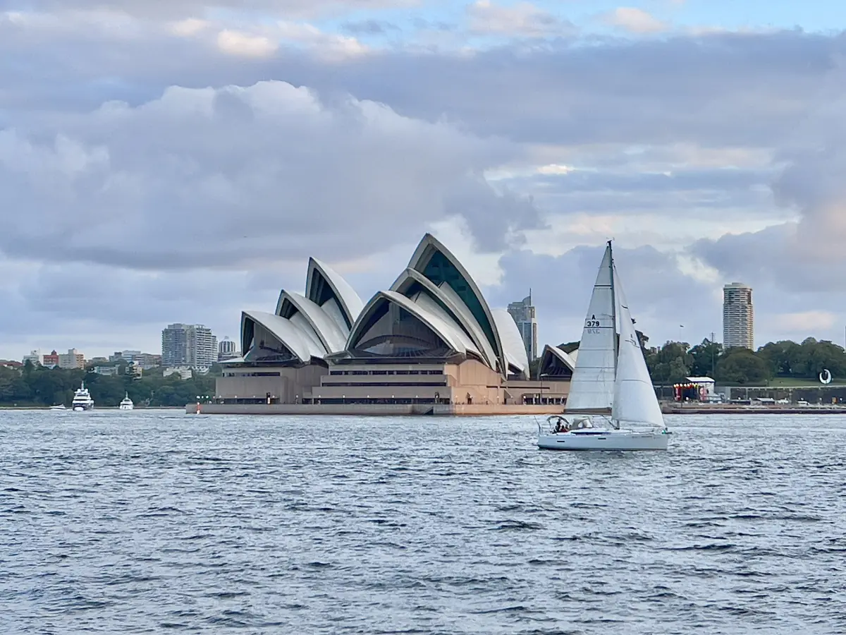 The Opera House seen from Kirribilli