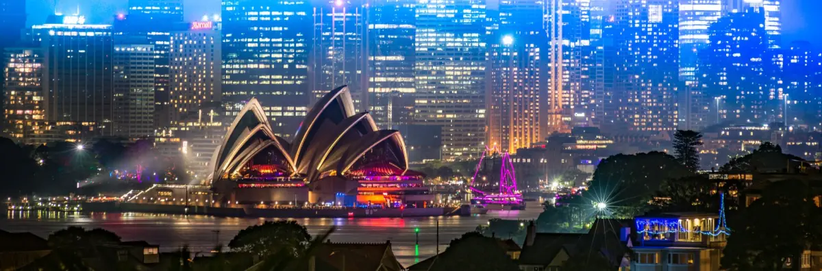 The Opera House during New Year's Eve