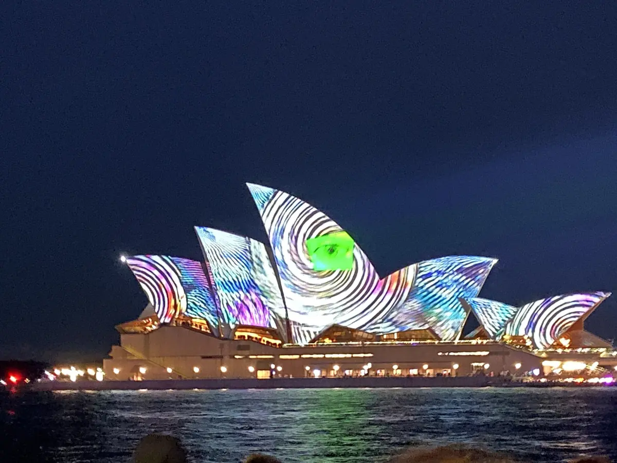 The Opera House during Vivid Sydney 2025