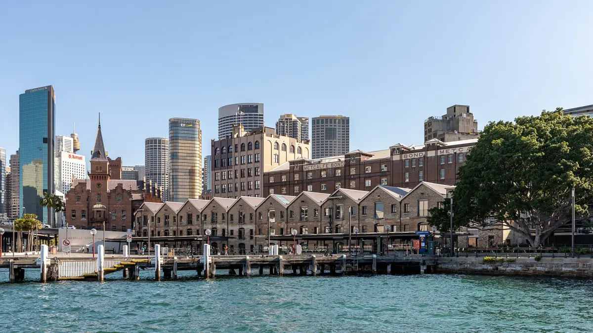 Historic buildings in The Rocks